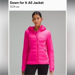 💗NEW WITH TAGS LULULEMON DON FOr IT ALL JACKET Size 8
